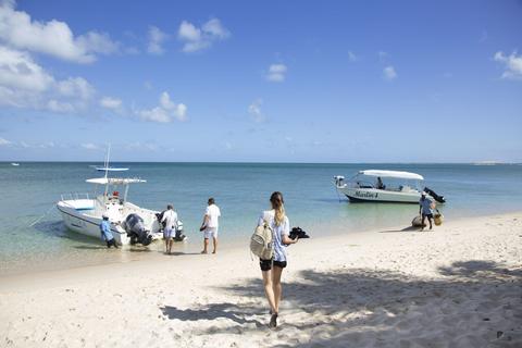 Guests doing island hopping in the Bazaruto Archipelago