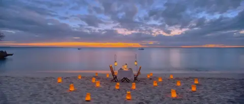 romantic dinner mozambique