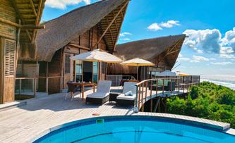 The outside swimming pool at Massinga Beach Resort
